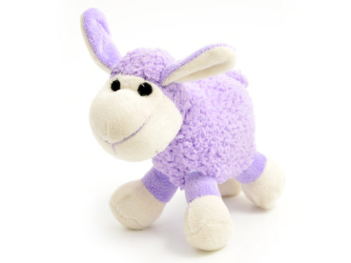 purple puppy stuffed animal